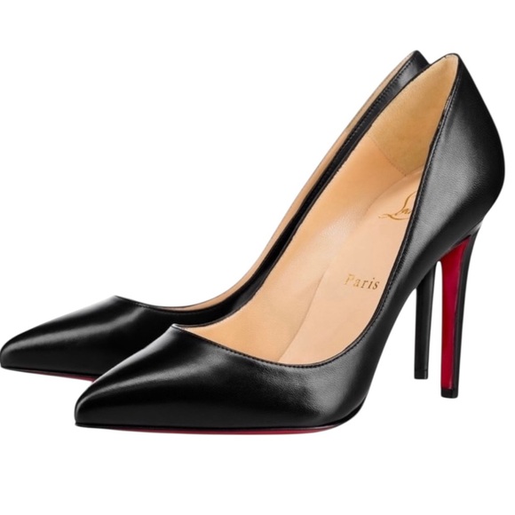 Christian Louboutin Pigalle Follies Patent Leather Pointed Toe Stiletto Pumps - Picture 2 of 7